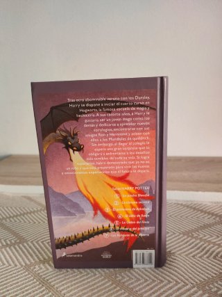 Libro de Harry Potter y el cáliz de fuego