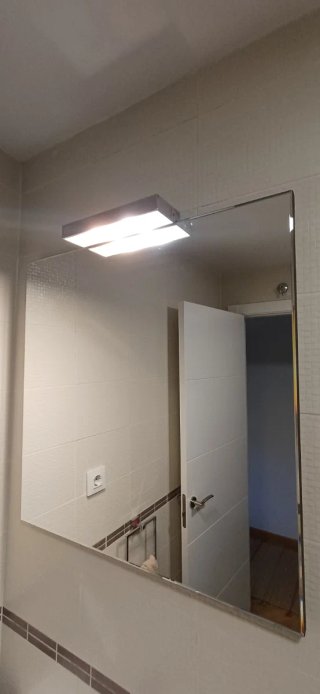 Mueble baño + espejo + columna