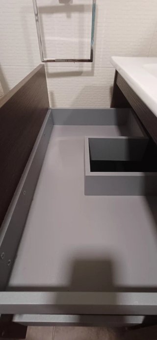 Mueble baño + espejo + columna