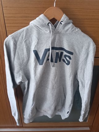 Sudadera Vans Gris Jaspeado con Capucha