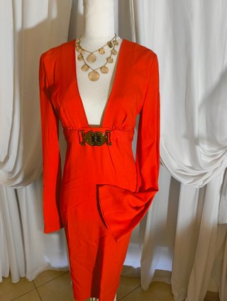 Abito Moschino Rosso TG 44