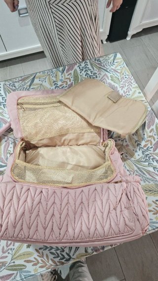 Bolso Carrito Bebé Rosa Acolchado