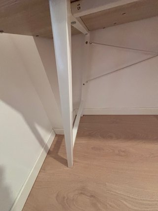 Escritorio madera y metal