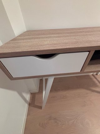 Escritorio madera y metal