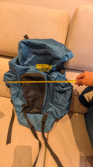 Mochila Sierra Scout Trekking Azul