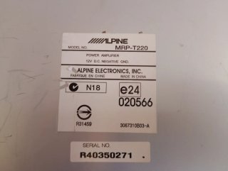 Amplificador Alpine V-Power MRP-T220