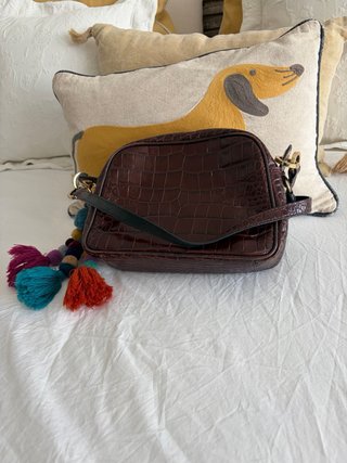 Bolso Uterque piel marrón