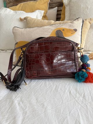 Bolso Uterque piel marrón