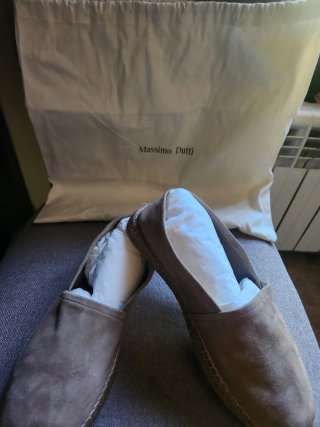 Alpargatas de piel beige