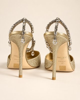 Jimmy Choo Scarpe Donna Oro Tg. 38