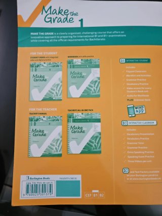 Make the Grade Workbook. Bachillerato 1