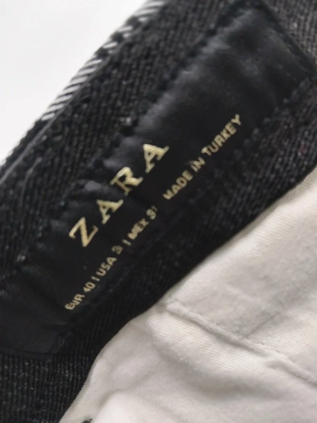 Pantaloni a quadri Zara taglia S