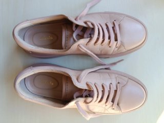 Zapatillas Clarks rosa pálido T41