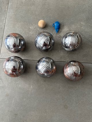 Set completo di bocce in metallo