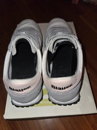 Sneakers Blauer Donna Tg. 38 Grigio/Bianco