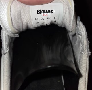 Sneakers Blauer Donna Tg. 38 Grigio/Bianco