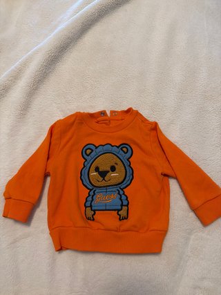 Jersey Guess Bebé Naranja Oso (3-6 meses)