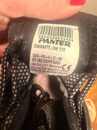 Zapatos de Seguridad Panter Talla 42