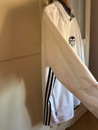 Chaqueta Valencia CF Adidas Blanca