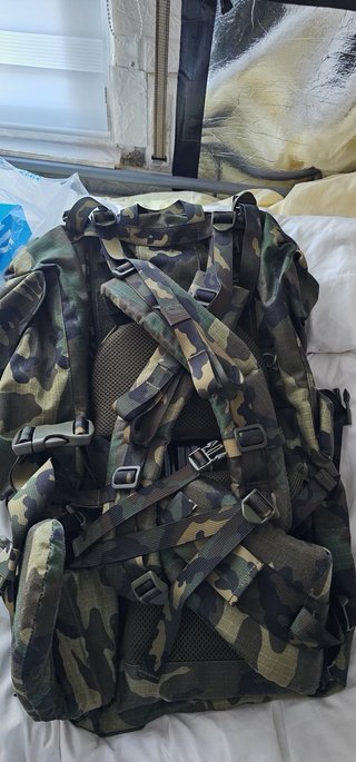 Mochila nueva ejercito militar Altus verde