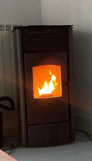 Estufa pellet 13kw, A+