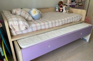 Cama nido infantil con cajones (incluye colchones)