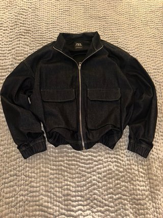 Cazadora vaquera Zara Talla XL