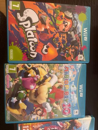 Lote Juegos Wii U: Mario, Splatoon, Just Dance