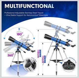 Telescopio Meeza azul