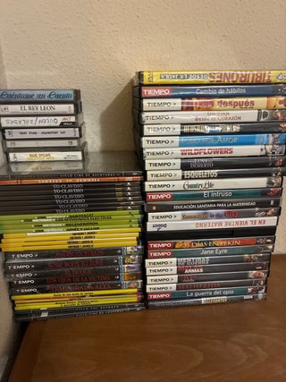 Lote 50 DVD + 6 Casetes