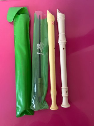 Lote de 2 flautas dulces Hohner
