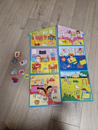 Juego Puzzle Montessori My School Lisciani