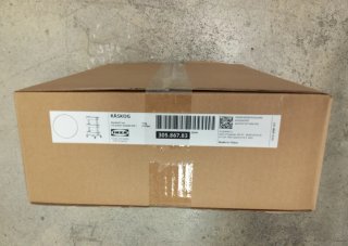 IKEA RASKOG(35x45x77)WHITE-Grande[2frenos]NewInBox