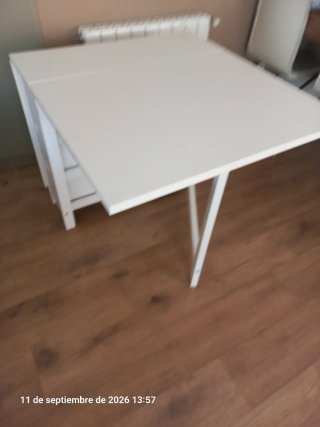 Mesa plegable Ikea Norden Blanca