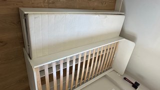Cama nido 90x200 con colchones.
