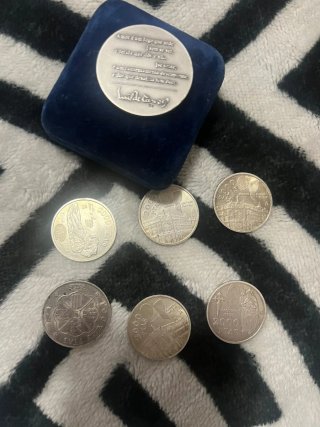 Lote de monedas antiguas