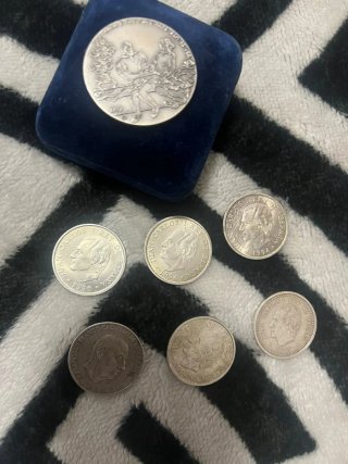 Lote de monedas antiguas