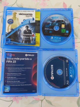 Lote 4 Juegos PS4: FIFA 20, 22, 23 y NFS