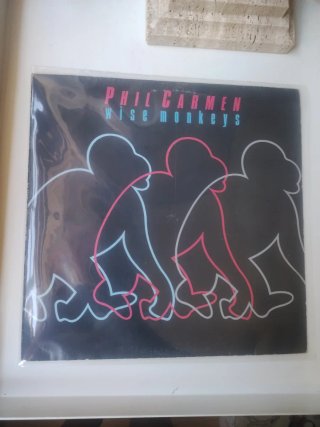 Vinilo Phil Carmen - Wise Monkeys LP PDI 1986