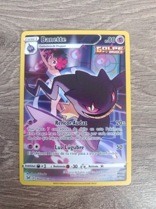 Cartas Pokémon Ferropúas EX y Banette