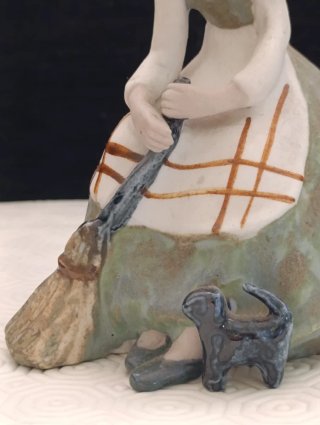 Figura porcelana Ingles 18cm