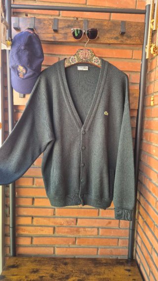 Cardigan Verde Militar Lacoste