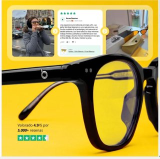 Gafas Galileo Negras y Amarillas