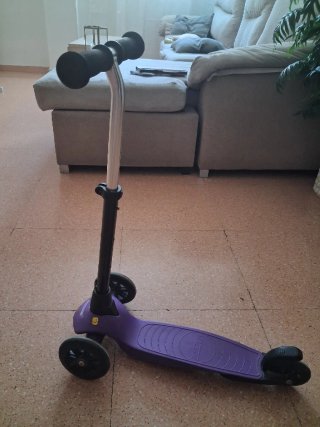 Patinete infantil 3 ruedas morado