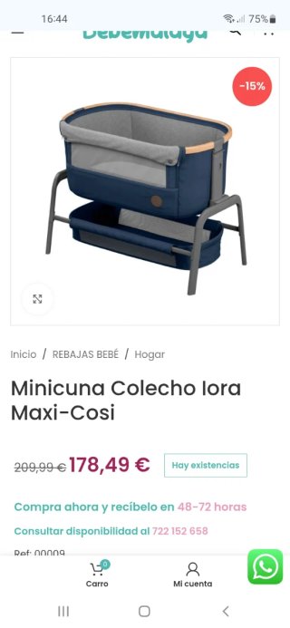 Minicuna Colecho Maxi-Cosi
