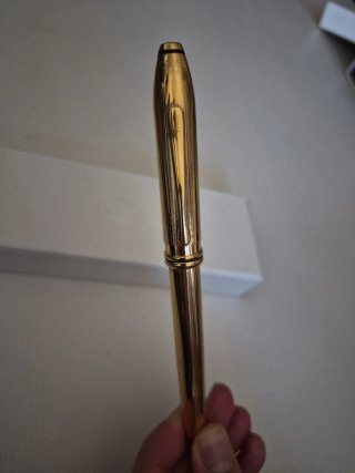 Bolígrafo Cross Townsend Oro 18k Laminado