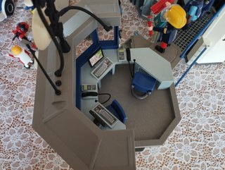 Set Playmobil Comisaría, Helicóptero, Furgón y mas