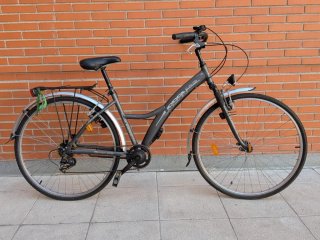 Bicicleta de paseo Urbana Gris