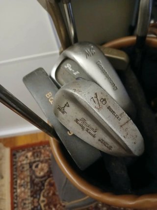Bolsa de golf con palos
