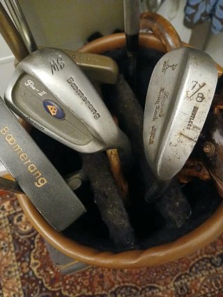 Bolsa de golf con palos